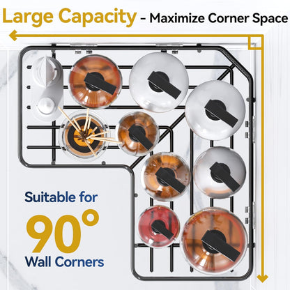 Corner Shower Caddy Adhesive - 100% Rustproof Wall-Mounted Organizer with Soap Holder, No-Drill Installation for Bathroom Storage (3 Pack, Black)