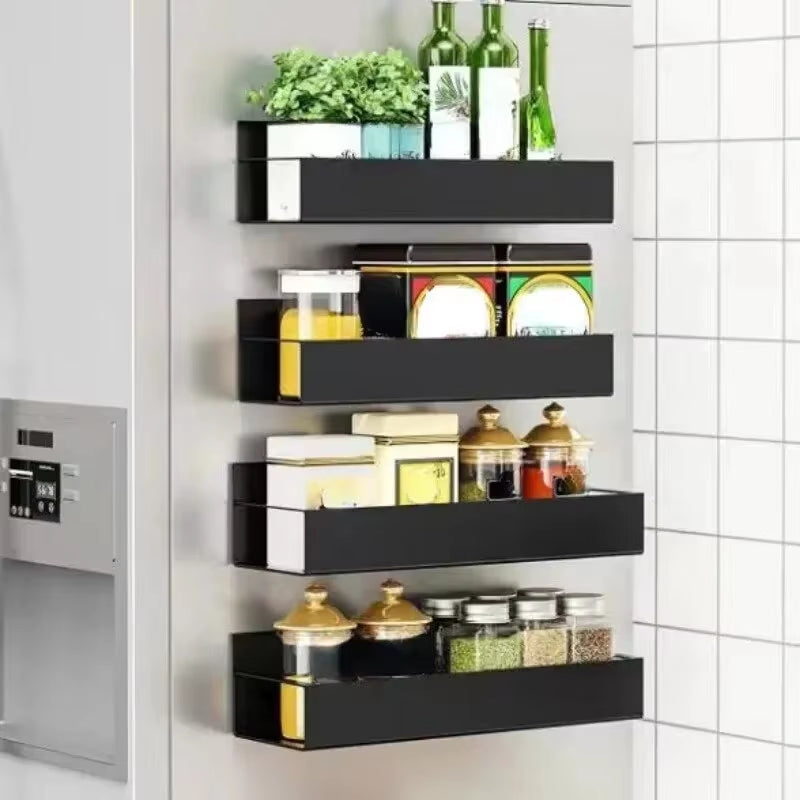 2-Piece Magnetic Storage Shelf for Kitchen and Home Appliances, Versatile Hanging Storage Solution