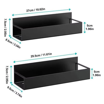 2-Piece Magnetic Storage Shelf for Kitchen and Home Appliances, Versatile Hanging Storage Solution